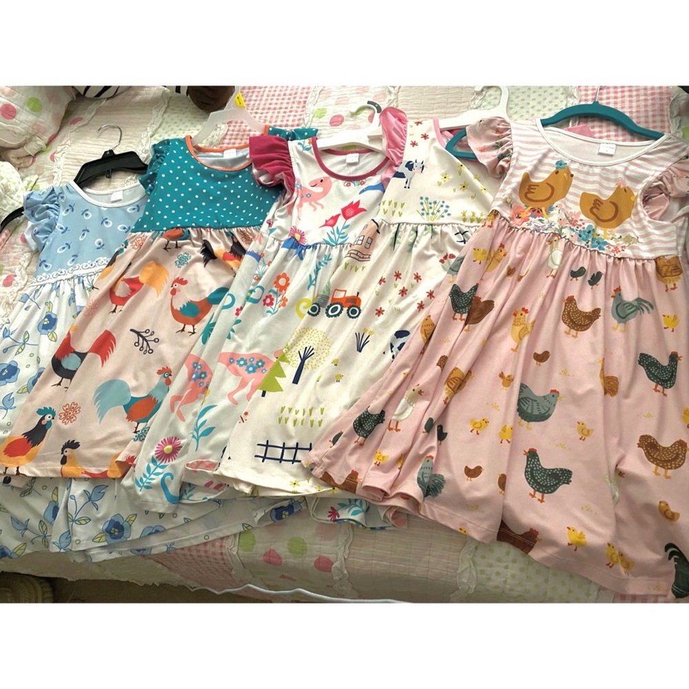 Penelope Plum Dresses (Lot of 5)